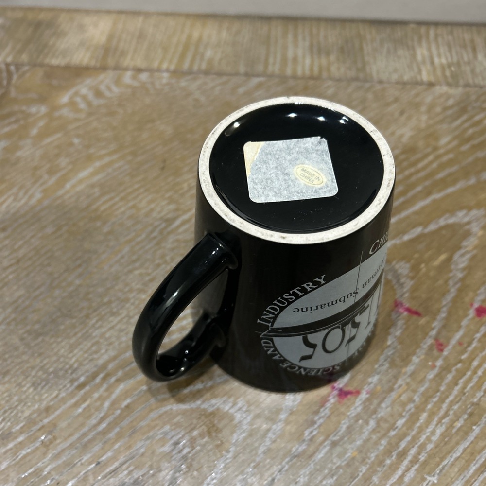 Museum of Science And Industry Chicago U-505 German Submarine Black Coffee Mug - Picture 4 of 4